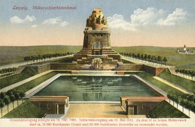 Milletler Savaşı Anıtı, Leipzig (renkli fotoğraf) by Photographer German