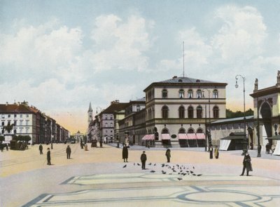 Münih/Münih: Odeonsplatz U Ludwigstrasse (fotoğraf) by Photographer German