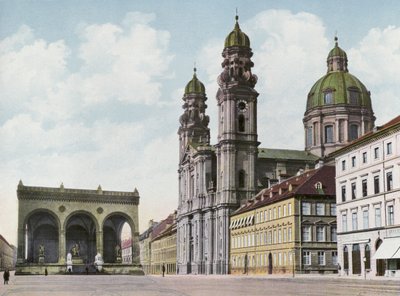 Münih/Münih: Theatinerkirche U Feldherrnhalle (fotoğraf) by Photographer German