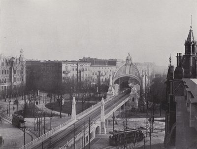Nollendorfplatz, Station Der Hochbahn (s/b fotoğraf) by Photographer German
