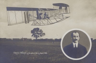 Orville Wright uçağını Berlin