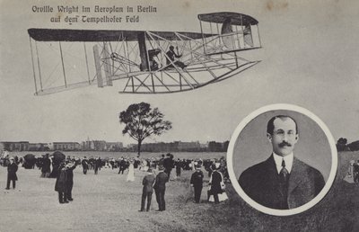 Orville Wright, uçağını Berlin