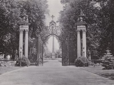 Potsdam, Sanssouci Parkı Girişi (s/b fotoğraf) by Photographer German