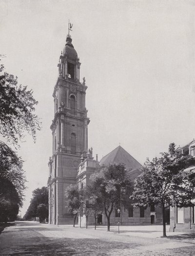 Potsdam, Garnisonkirche (s/b fotoğraf) by Photographer German