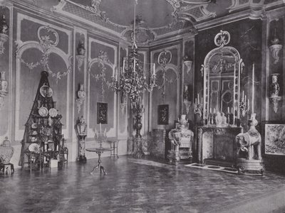 Potsdam, Yeni Saray, Japon Salonu (s/b fotoğraf) by Photographer German
