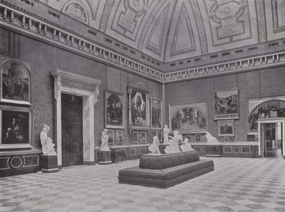 Potsdam, Orangerie, Raffaelsaal (s / b fotoğraf) by Photographer German
