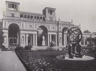 Potsdam, Sanssouci, Orangerie (s / b fotoğraf) by Photographer German