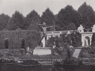 Potsdam, Sicilya Bahçesi, okçu (s/b fotoğraf) by Photographer German