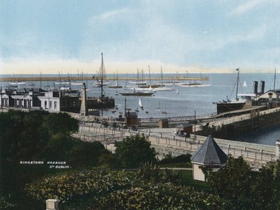 Kingstown Limanı, Co Dublin (renkli fotoğraf) by Photographer Irish