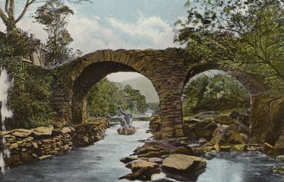 Güney İrlanda: Eski Savak Köprüsü (Shooting the Rapids), Killarney (renkli fotoğraf) by Photographer Irish