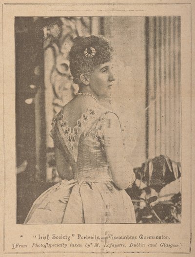 Vikontes Gormanston, "İrlanda Derneği" [dergi] Cilt. VII Hayır. 353 13 Ekim 1894 (gazete) by Photographer Irish