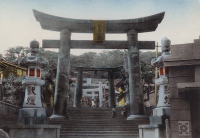Japonya, c.1912: Suwa Shrine, Nagasaki