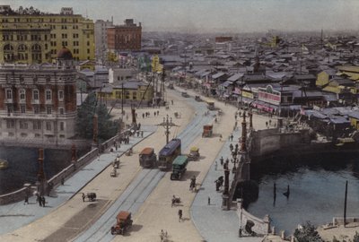 Japonya, 1912 dolayları: Nihonbashi Caddesi, Tokyo (fotoğraf) by Photographer Japanese