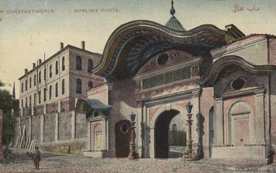 Babıali, Konstantinopolis (renkli fotoğraf) by Photographer Turkish