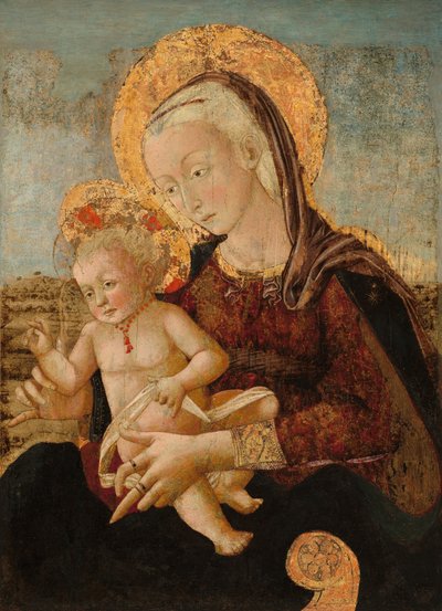 Madonna ve Çocuk, c. 1475. by Pier Francesco Fiorentino