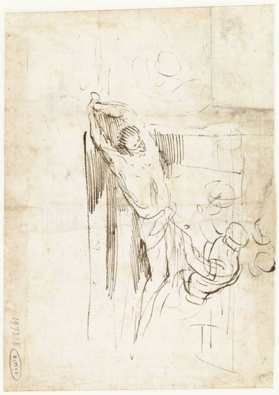 Aziz Erasmus'un Şehadeti by Pier Francesco Mola