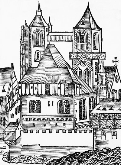 Montecassino Manastırı, Alman gravür, Nürnberg Chronicle
