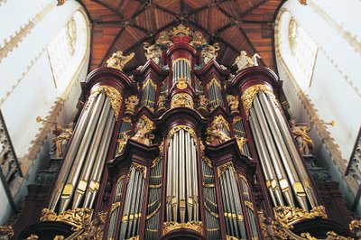 Christian Muller (1690-1763), Haarlem, Hollanda tarafından yaptırılan St-Bavokerk kilisesindeki veya Grote Kerk