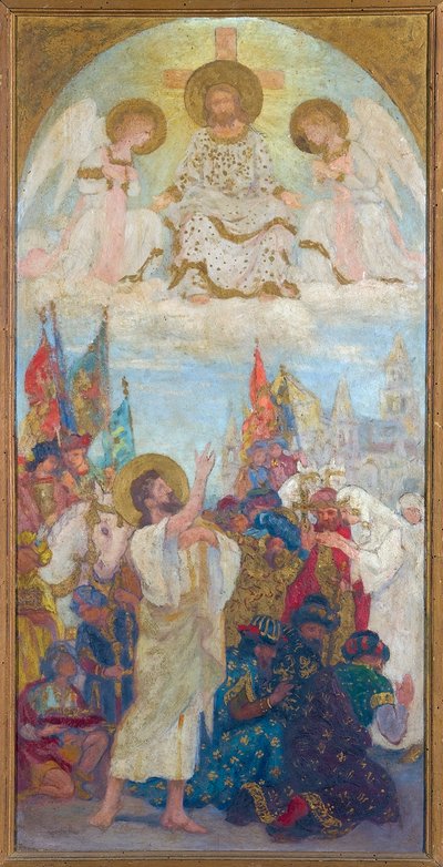 Bir sunak çalışması (gemide yağ) by Pieretto Bianco