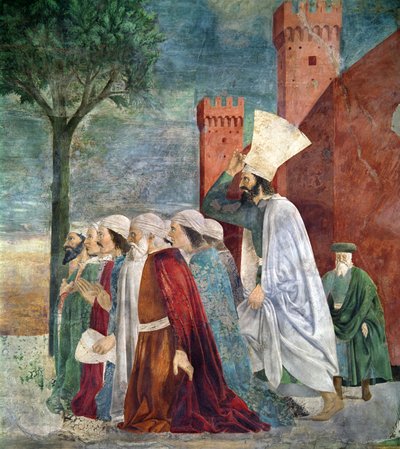 Herakleios c.575-641, Gerçek Haç Efsanesi döngüsünden Kudüs