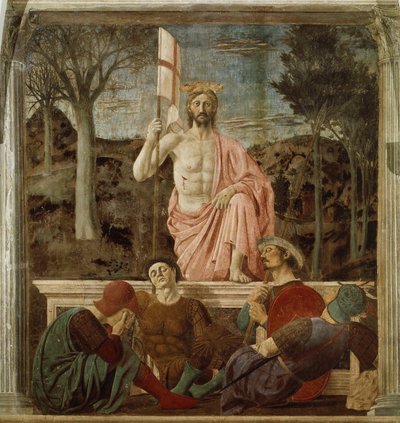 Diriliş, yaklaşık 1460 by Piero della Francesca
