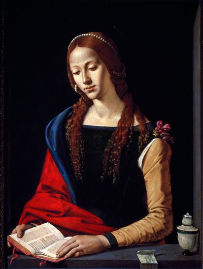 Madeleine Tablosu Piero di Cosimo (1461 / 2-1521) 1485-1490 Dim.72x53 cm Palazzo Barberini, Ulusal Antik Sanat Galerisi, Roma by Piero di Cosimo