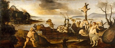 Avdan Dönüş, c.1505-7 (ahşap üzerine tempera ve yağ) by Piero di Cosimo