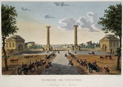Courvoisier tarafından Vincennes Engelleri by Pierre (after) Courvoisier