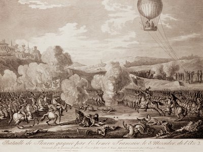 Fleurus Savaşı by Pierre Adrien (after) Le Beau