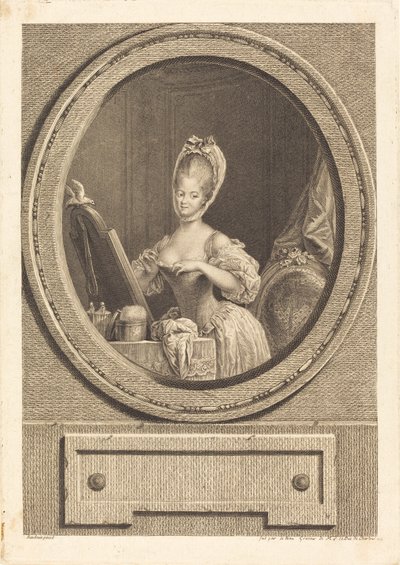 onun boyutu güzel by Pierre Adrien Le Beau after Pierre Antoine Baudouin