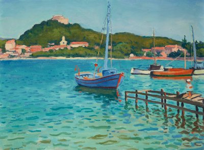 Porquerolles, yaz öğleden sonra, 1939. by Albert Marquet