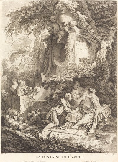 Aşk Çeşmesi by Pierre Alexandre Aveline after François Boucher