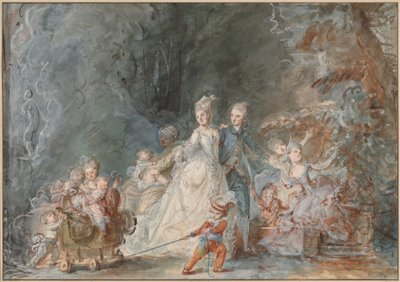 Parkta Aile Gezinti Yolu by Pierre Antoine Baudouin