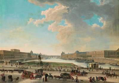 1750-1775 yılları arasında Place Dauphine