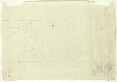 Bir Parkın İki Eskizi by Pierre Antoine Mongin
