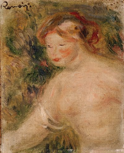 Bir Kadın Gövde, 1910 by Pierre Auguste Renoir
