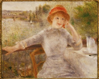 Alphonsine Fournaise (tuval üzerine yağlıboya) by Pierre Auguste Renoir