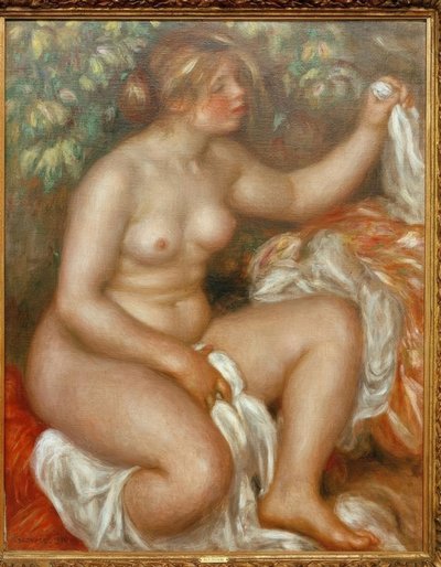 Banyodan sonra by Pierre Auguste Renoir
