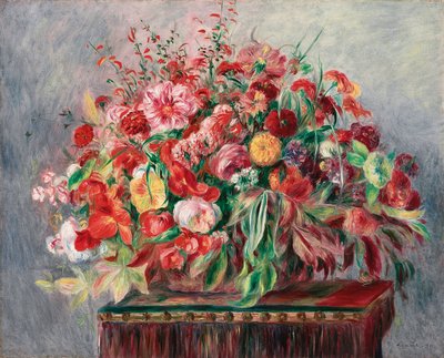 Çiçek Sepeti; Çiçek Sepeti, 1890 by Pierre Auguste Renoir