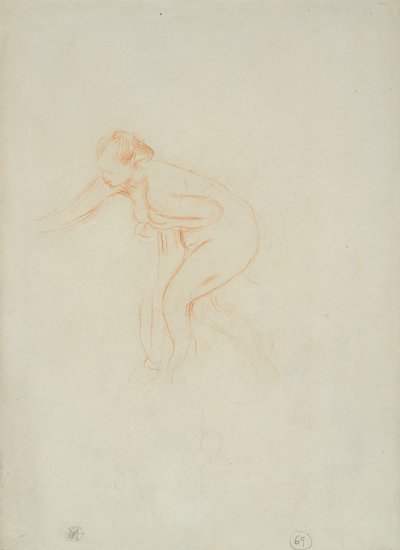 yüzücü by Pierre Auguste Renoir