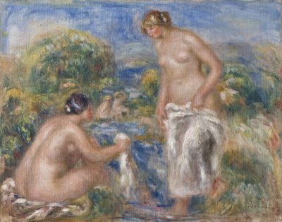 banyo kadın by Pierre Auguste Renoir