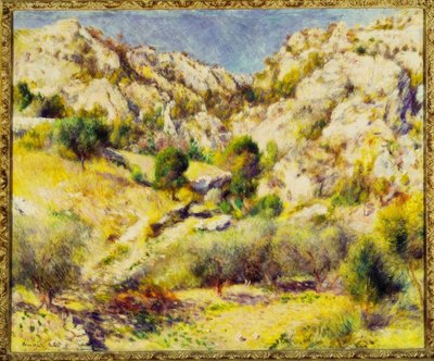Berge am Estaque by Pierre Auguste Renoir