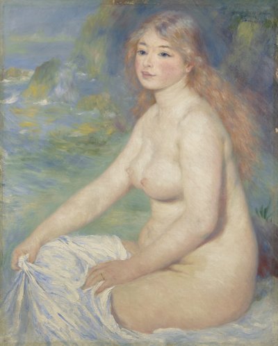 Sarışın Yüzücü, 1881 by Pierre Auguste Renoir