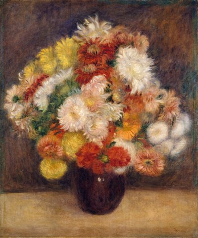 Krizantem Buketi, 1881. by Pierre Auguste Renoir