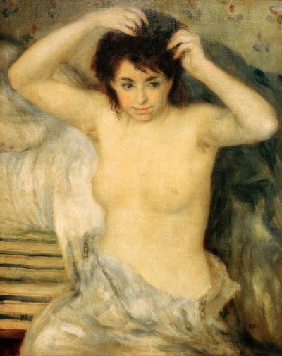 kadın büstü by Pierre Auguste Renoir