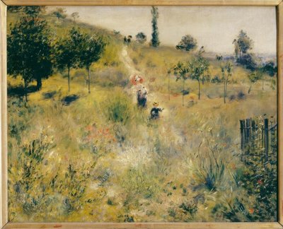 Uzun otların arasında giden yol by Pierre Auguste Renoir