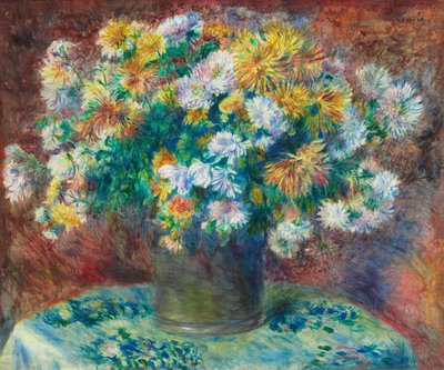 Krizantemler by Pierre-Auguste Renoir