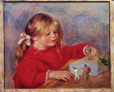 Claude Renoir Oynarken by Pierre Auguste Renoir