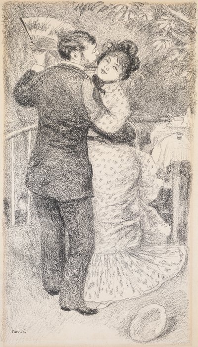 Kırsal Dans, 1883 by Pierre Auguste Renoir