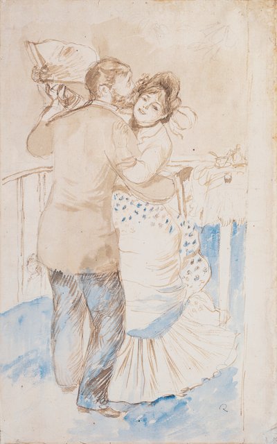 Kırsal Dans, 1883 by Pierre Auguste Renoir